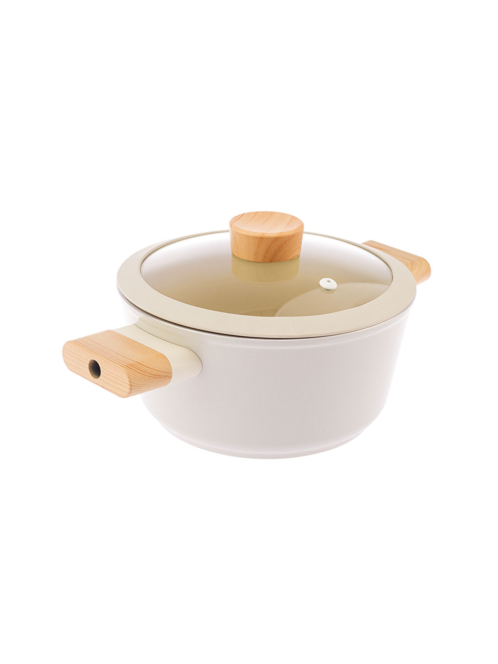 Beyaz Swiss Crystal Derin Tencere 20 cm-3