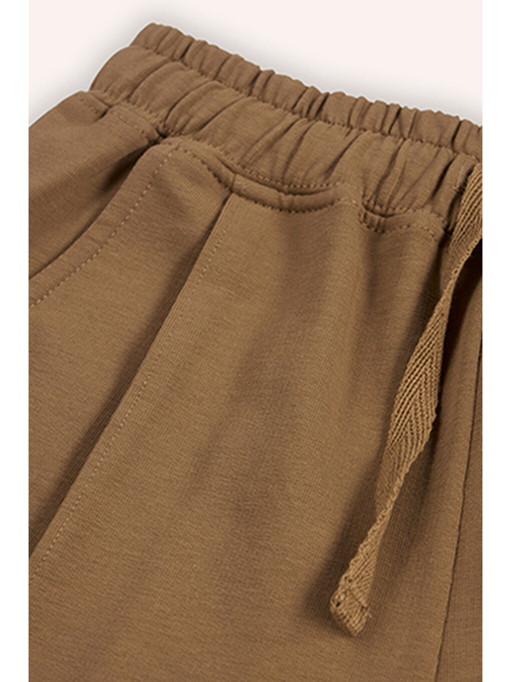 Kahverengi Kız Çocuk Camel Eşofman Altı-2