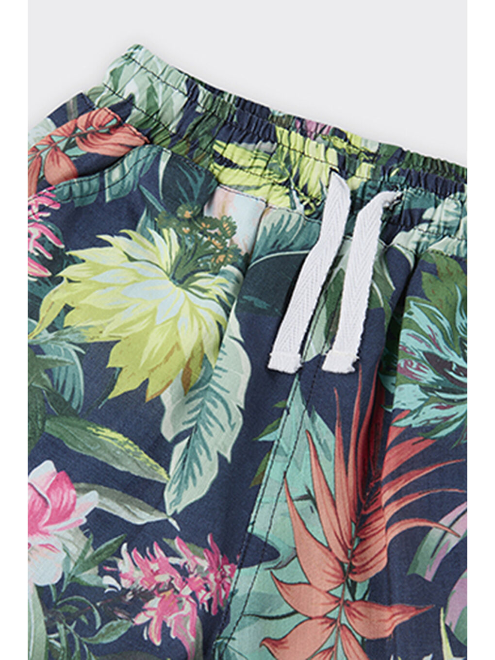 Erkek Çocuk Desenli Lacivert Şort-4