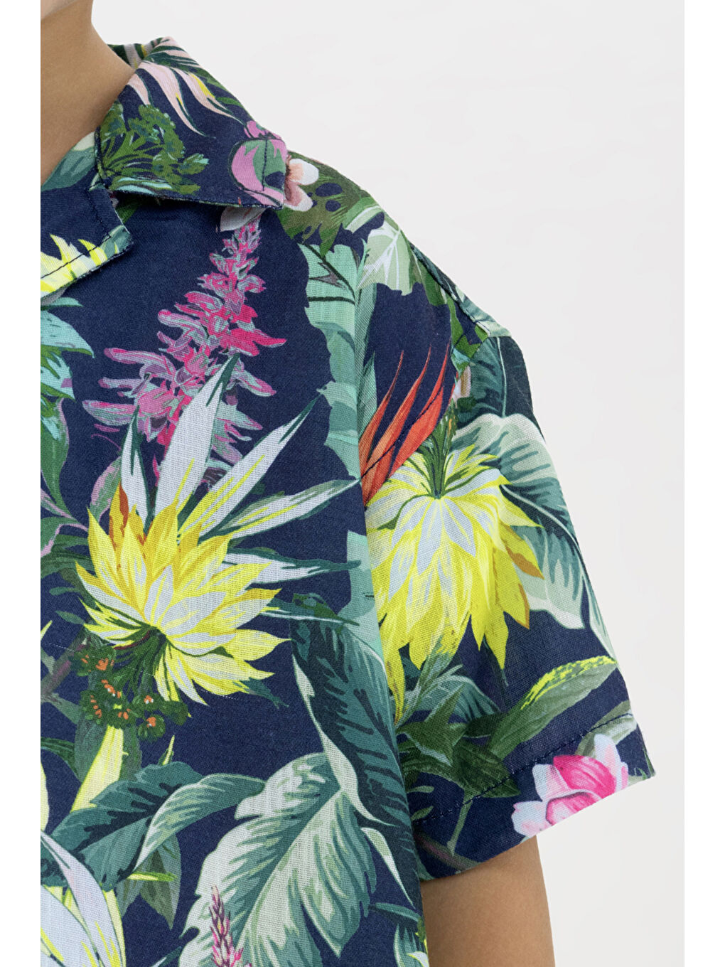 Erkek Çocuk Desenli Lacivert Şort-6