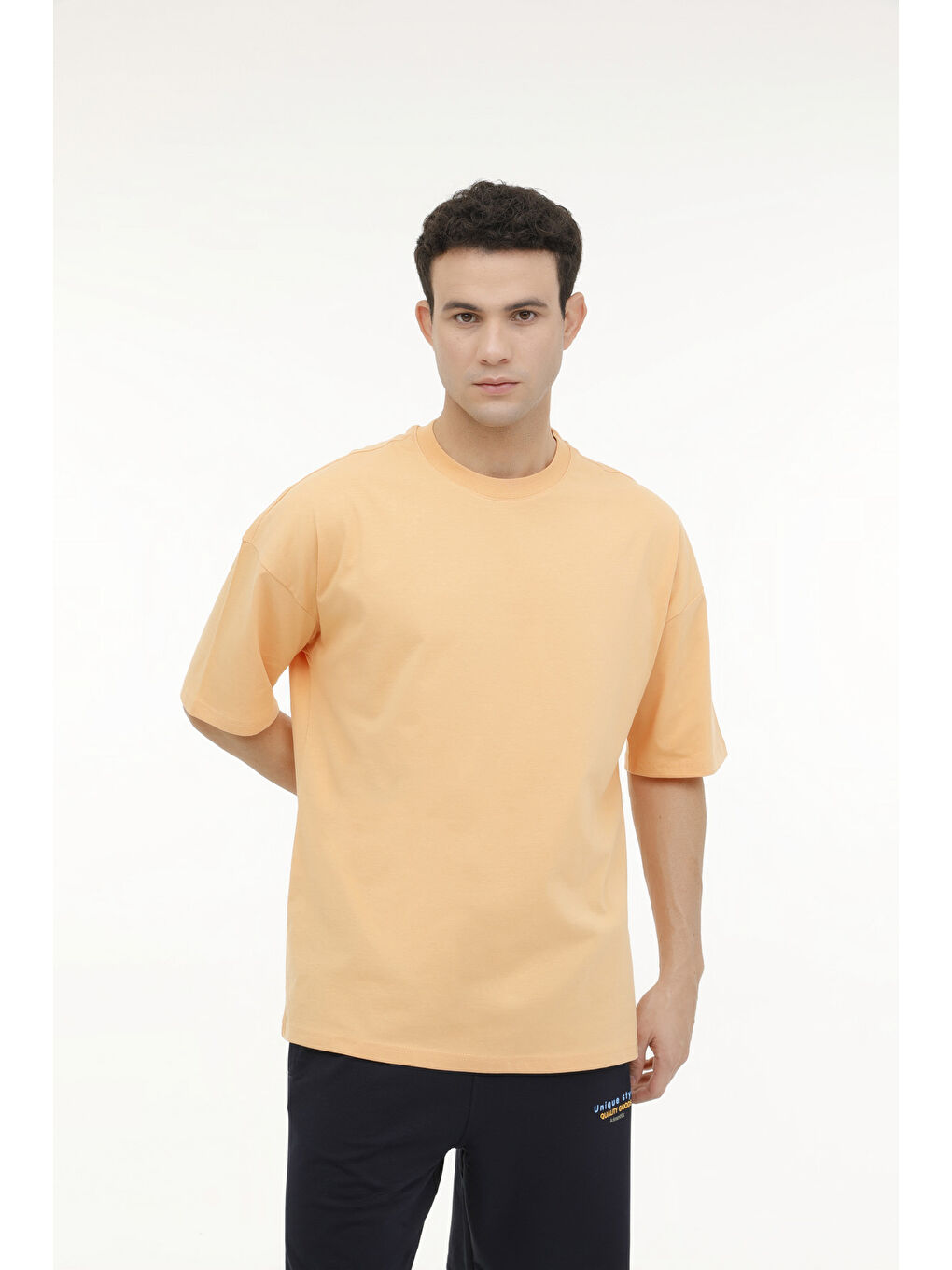 Turuncu MB 11BS102 4FX KAYISI Erkek Kısa Kol T-Shirt