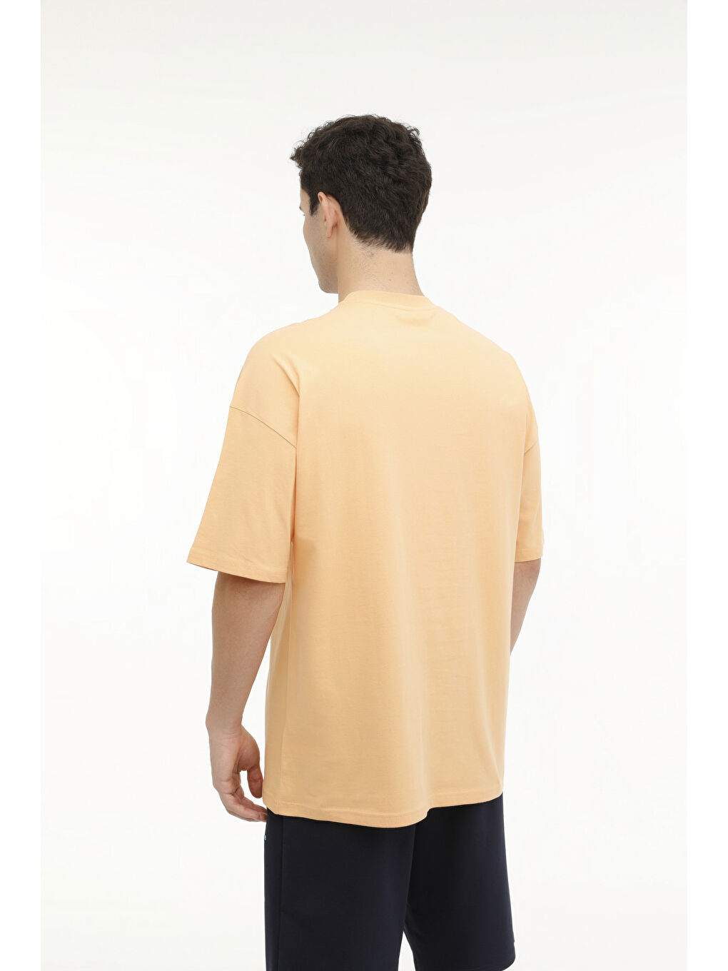 Turuncu MB 11BS102 4FX KAYISI Erkek Kısa Kol T-Shirt-1