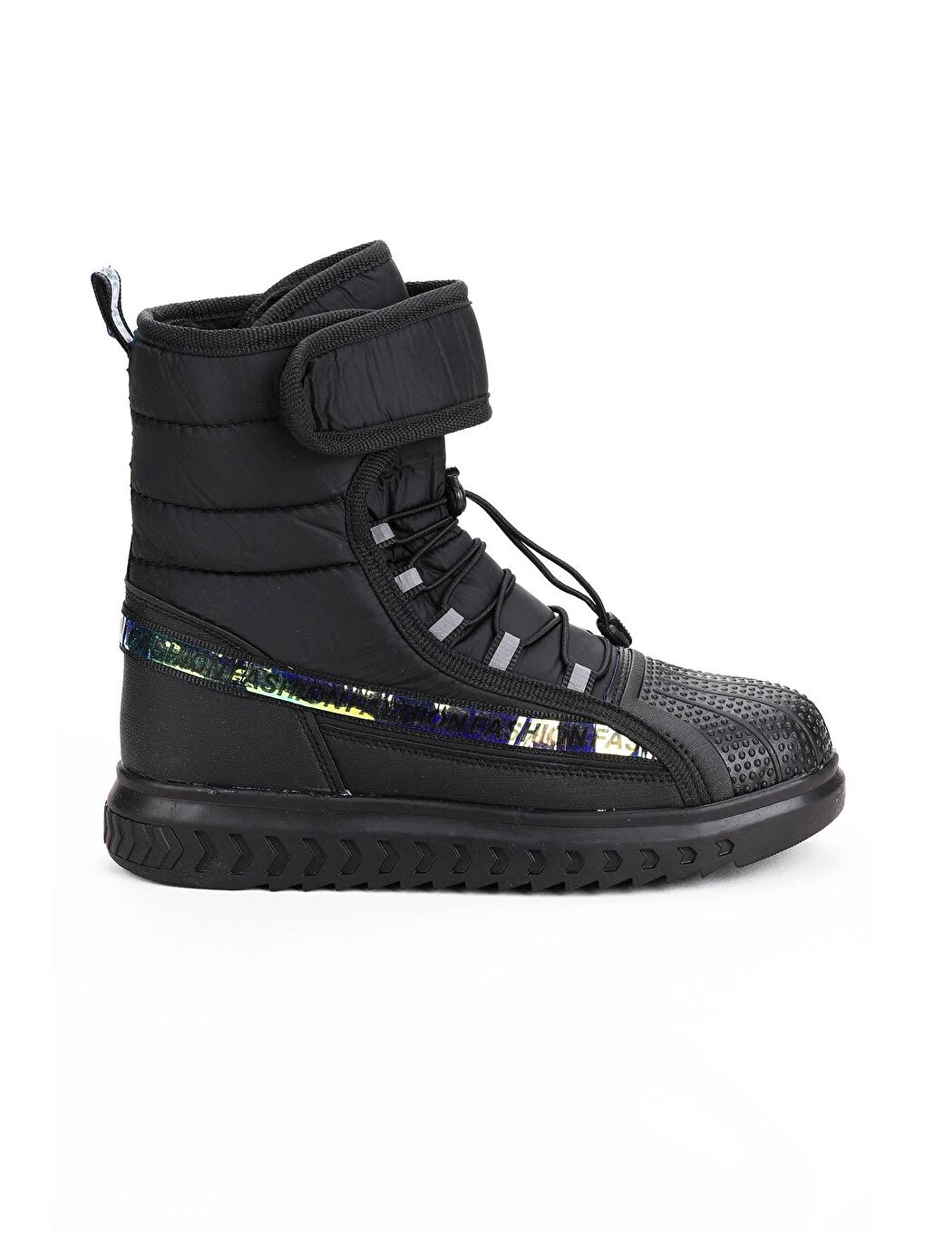 Siyah Günlük Cırtlı Kadın Kar Bot Ayakkabı Twg 920-3