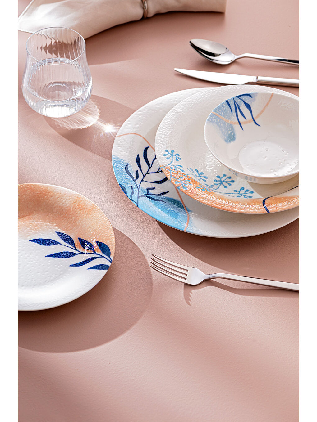 Beyaz Sunrise 24 Parça Yuvarlak 6 Kişilik Yemek Takımı-3