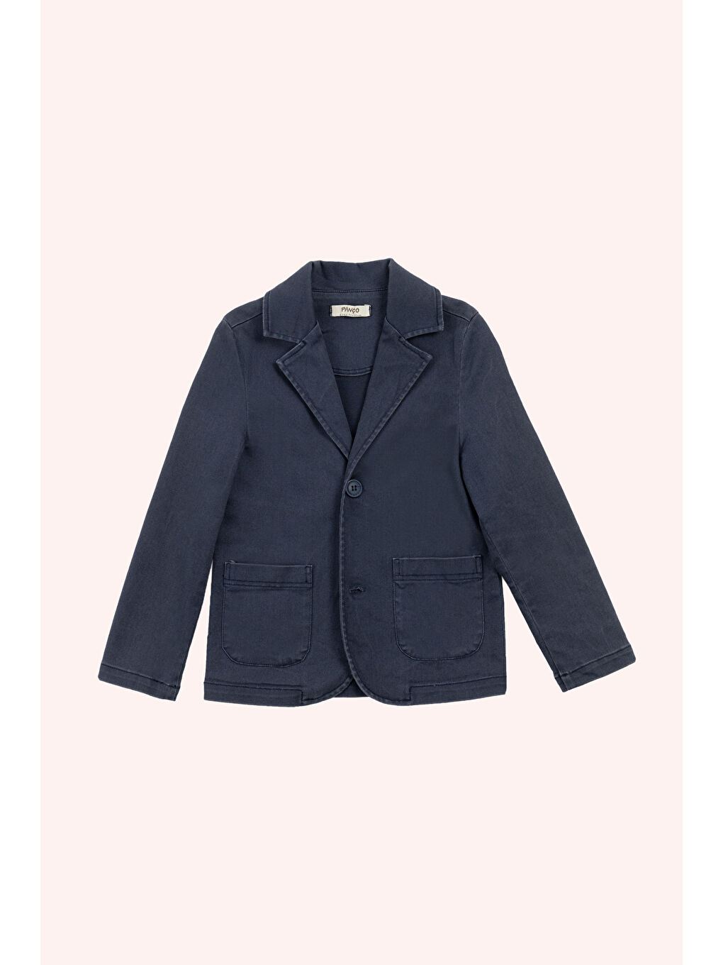 Erkek Çocuk Lacivert Düğmeli Ceket-3