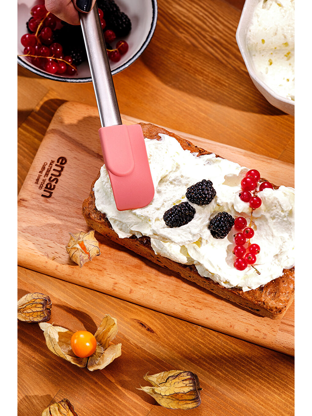 Bakery 4 Parça Pasta Hazırlık Seti Pembe-5