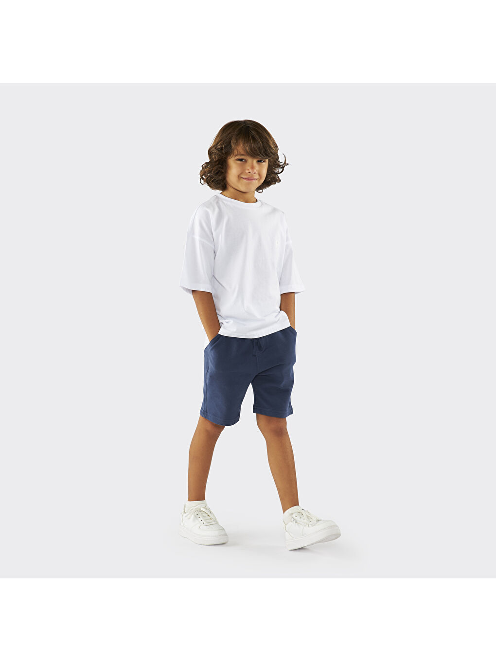 Unisex Çocuk Kısa Kollu Beyaz Tişört-2