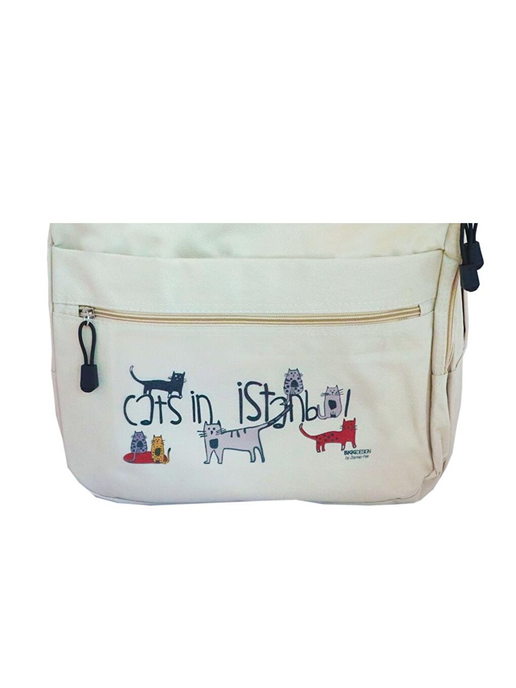Cats Sırt Çantası Bej-5