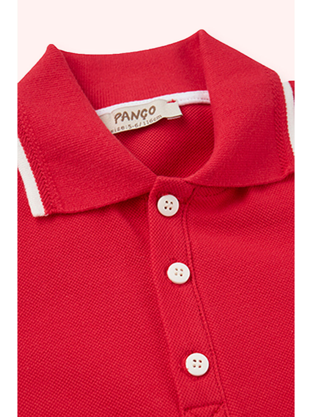 Erkek Çocuk Kırmızı Polo Yaka Tişört-2