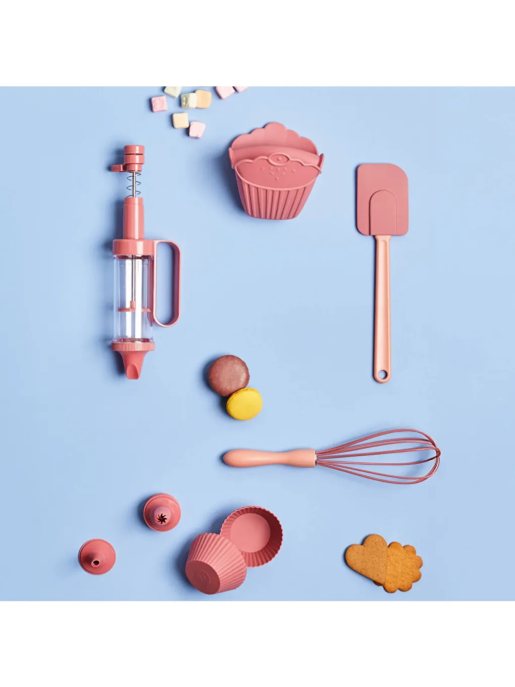 Pastry Chef Gift Pasta Hazırlık Seti Pembe-6