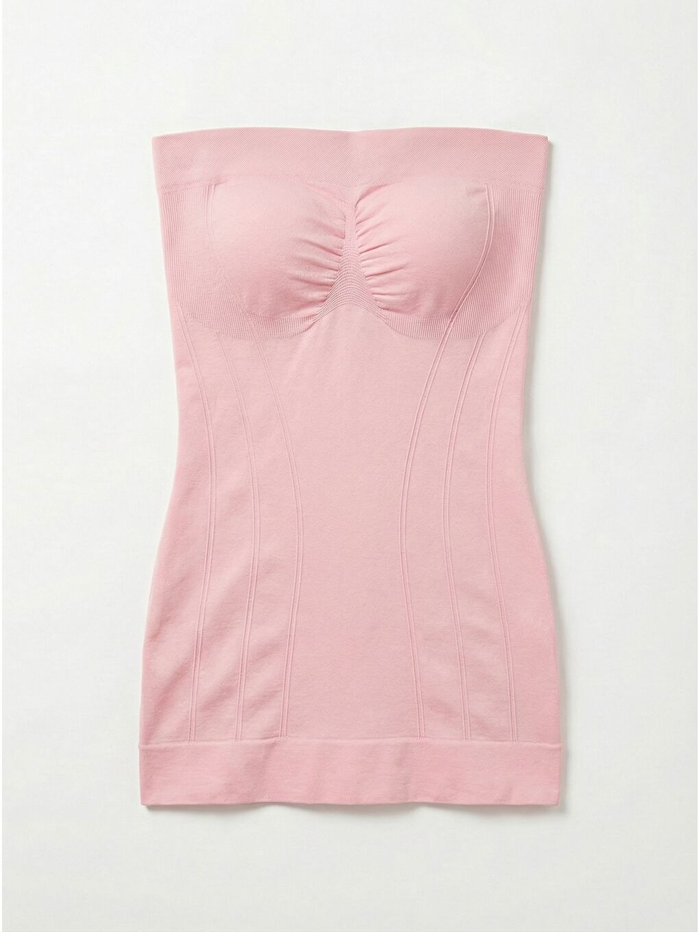 C15005 Straplez Desenli korse Atlet Pembe