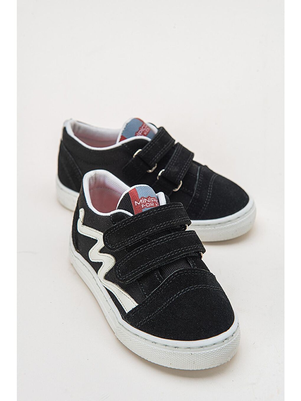 Erkek Çocuk Siyah Hakiki Deri Sneaker Ayakkabı