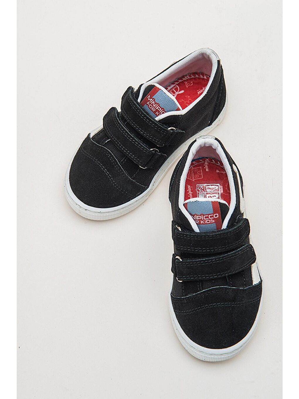 Erkek Çocuk Siyah Hakiki Deri Sneaker Ayakkabı-2