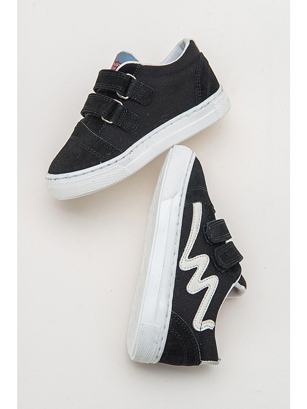 Erkek Çocuk Siyah Hakiki Deri Sneaker Ayakkabı-3