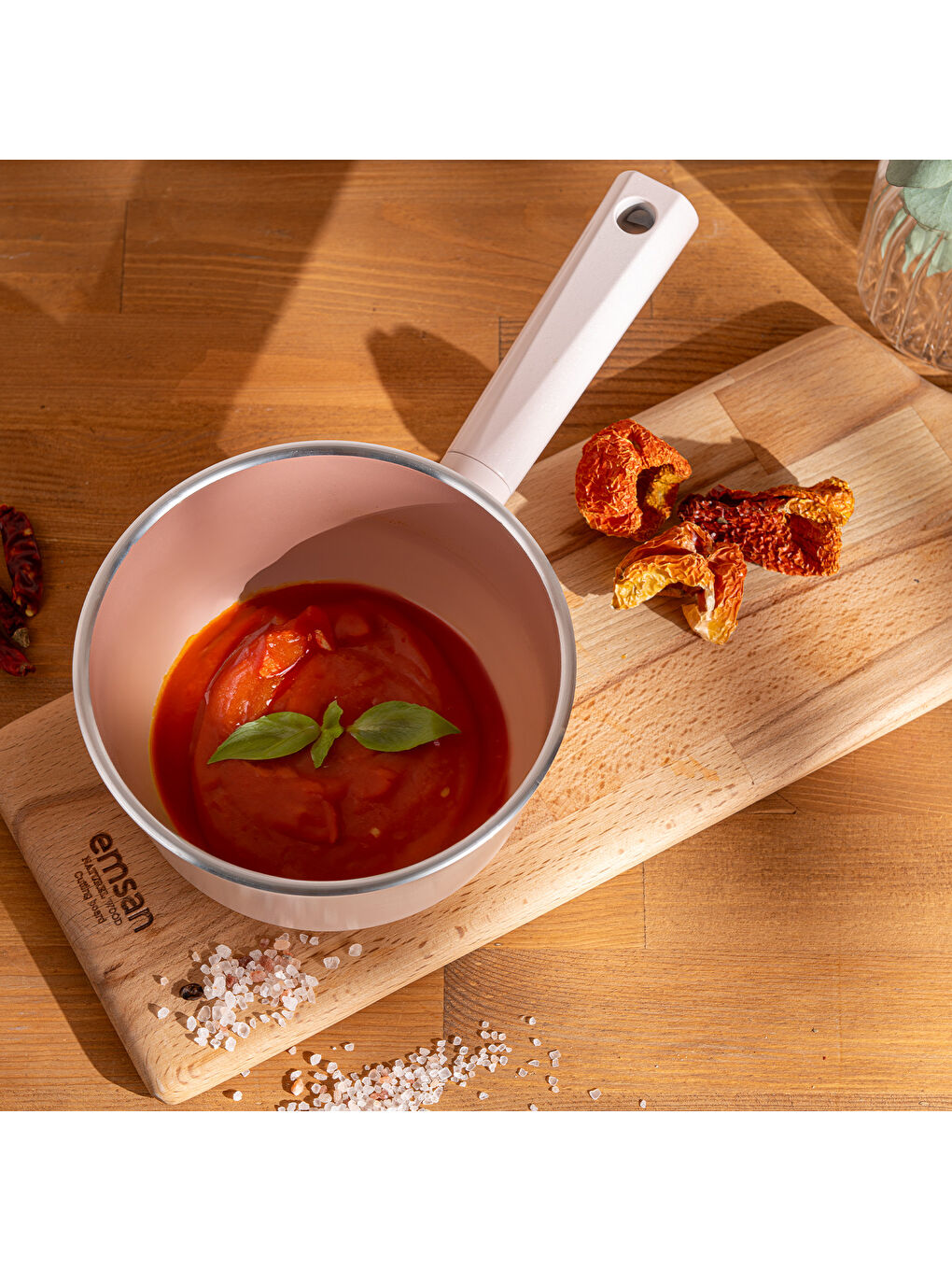 Swiss Crystal Sosluk Tenceresi Pembe 16 cm-6