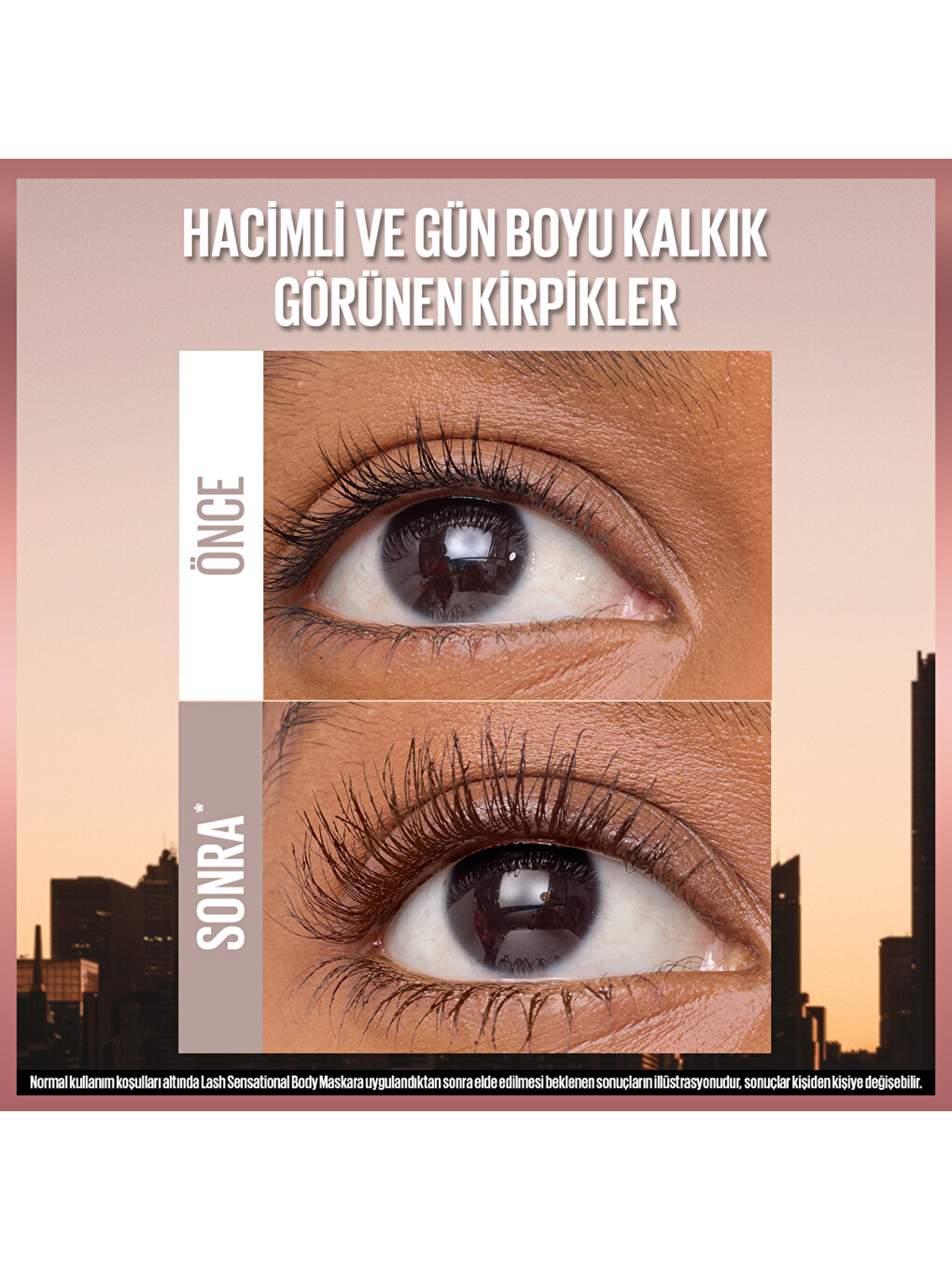 Lash Sensational Body Kahverengi Maskara - Hacimli Ve Boyu Kalkık Görünen Ki-1