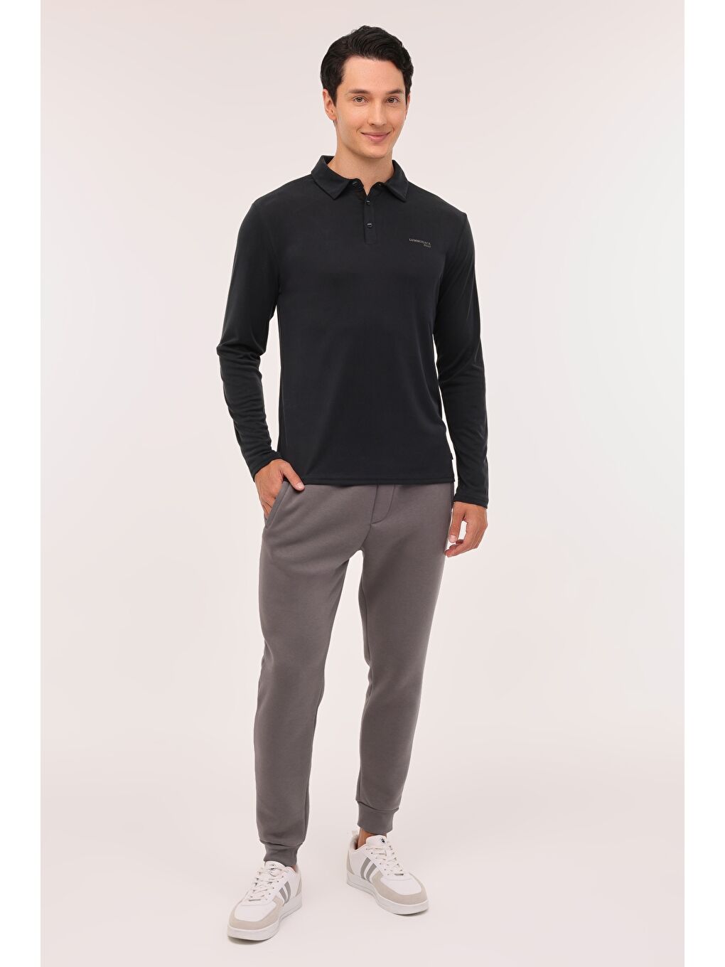 ML ZEYN 15ITL510 4PR Siyah Erkek Uzun Kol Tişört-2