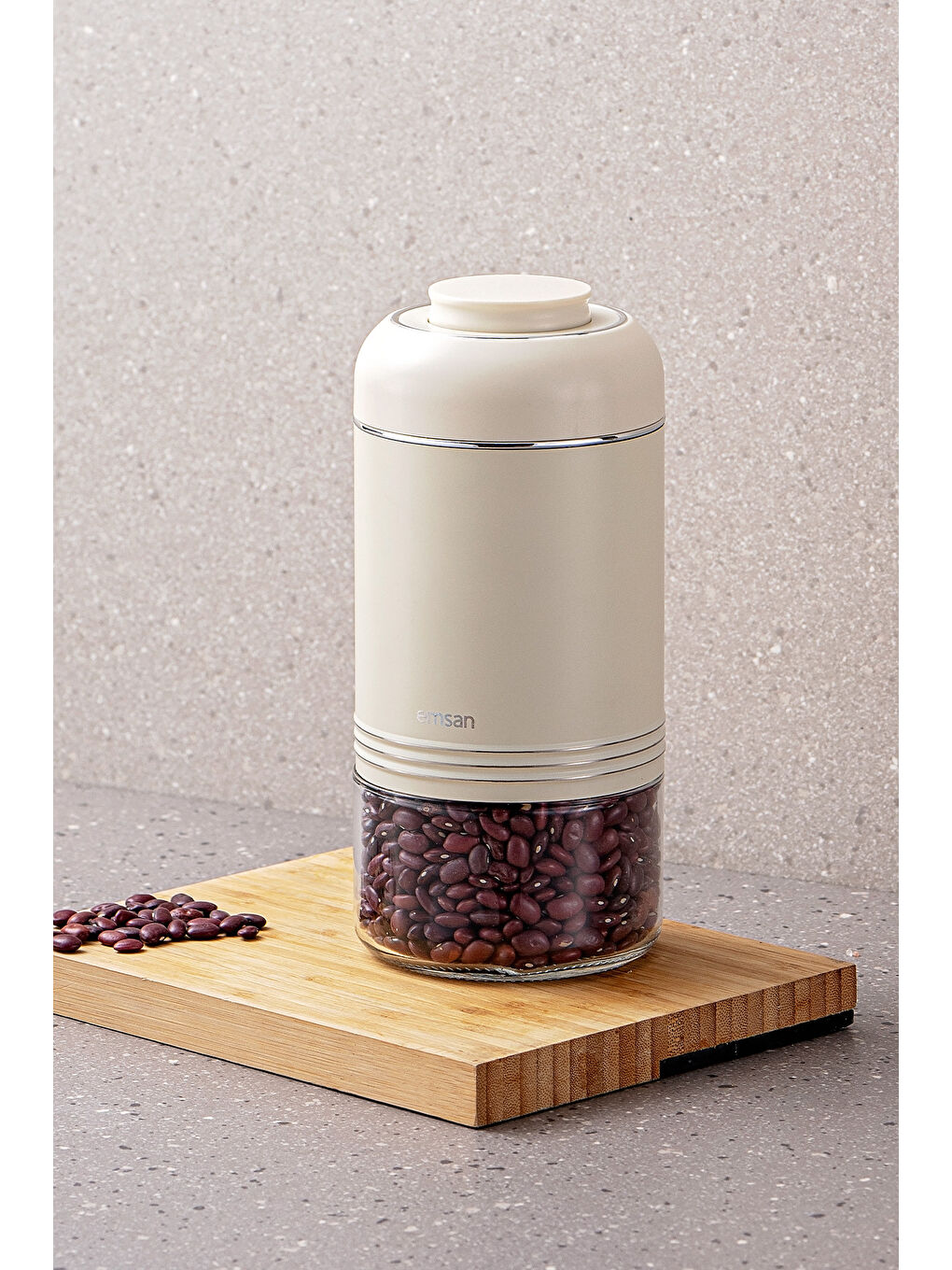 Moko 900 Ml Saklama Kavanozu Ekru-8