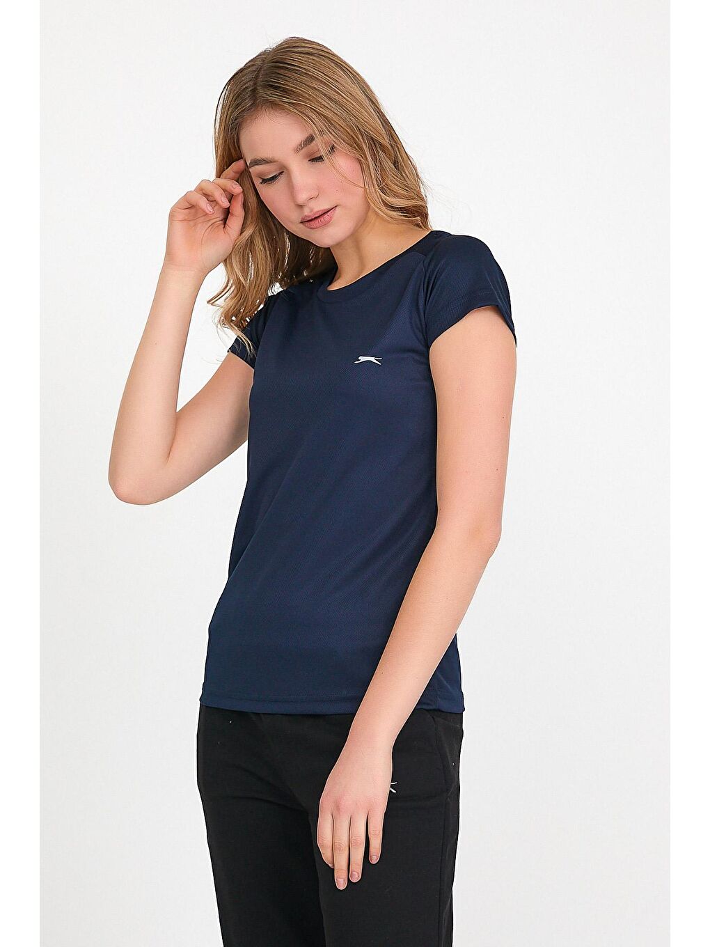 SLAZENGER Lacivert RELAX Kadın T-Shirt Lacivert