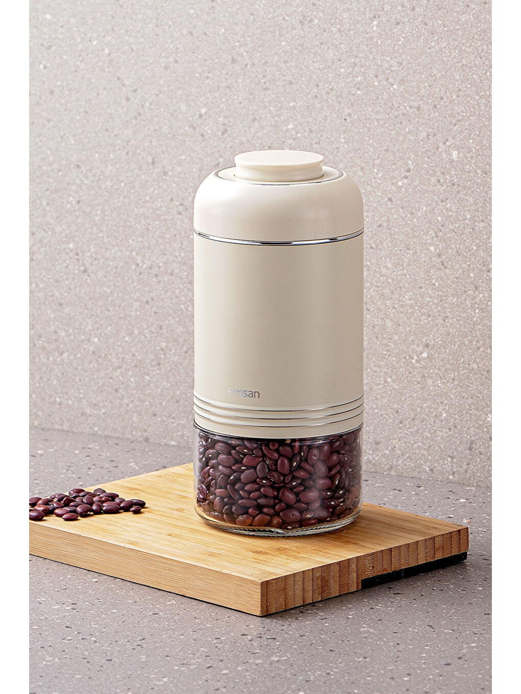 Moko 900 Ml Saklama Kavanozu Ekru-3