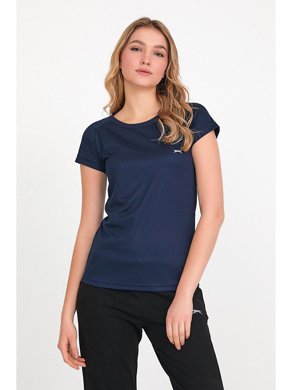 SLAZENGER Lacivert RELAX Kadın T-Shirt Lacivert - 1