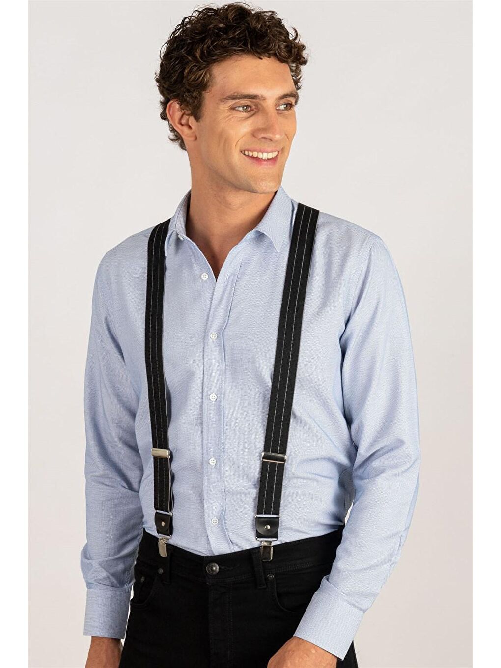 Mavi Modern Slim Fit Dar Kesim Armürlü Erkek Gömlek MD220004-600-1