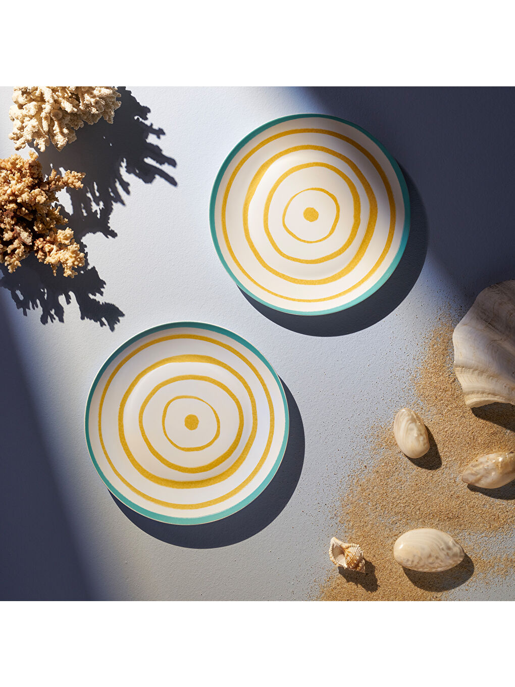 Beyaz Voyage Cırcle 2'li Servis Tabağı 26 cm-6