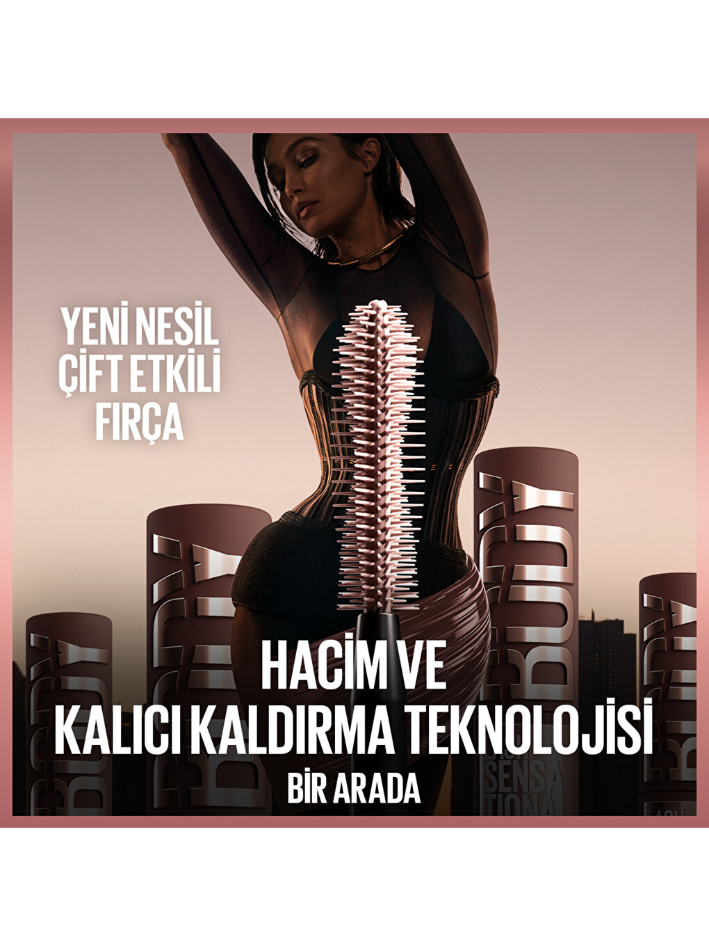Lash Sensational Body Kahverengi Maskara - Hacimli Ve Boyu Kalkık Görünen Ki-2