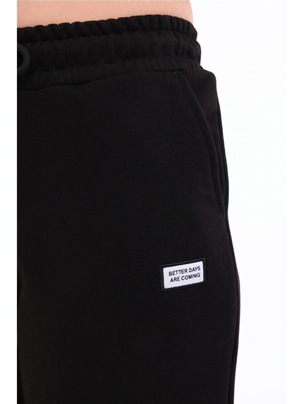 WL RACHEL JG 22SDK207 5FX Siyah Kadın Eşofman Altı-3