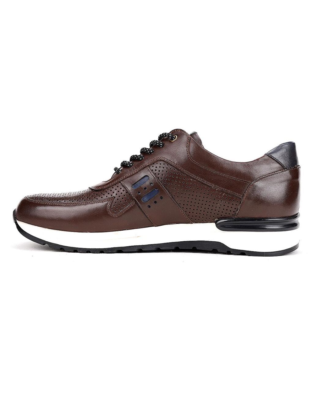 Kahverengi 1901 Günlük % 100 Deri Eva Taban Erkek Spor Ayakkabı-4