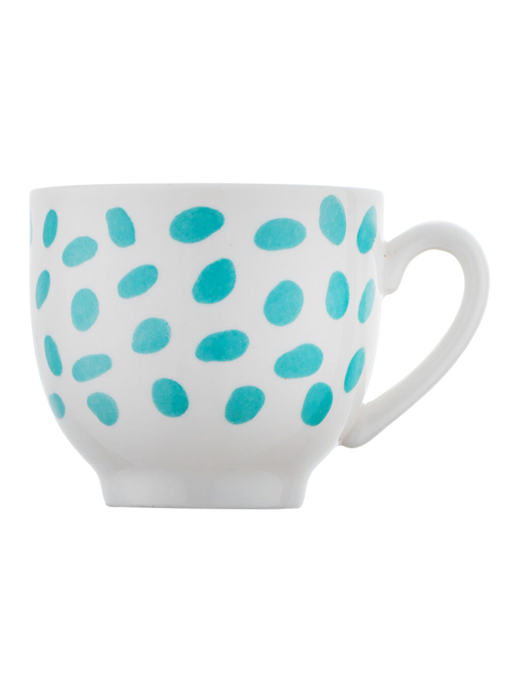 Beyaz Eugeine New Bone 2 Kişilik Kahve Fincan Takımı 90 ml Yeşil-9