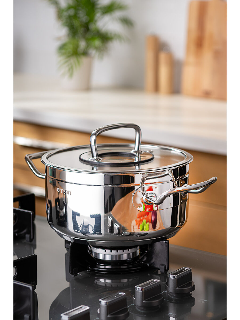 Gri Elite Derin Tencere 24 cm-1