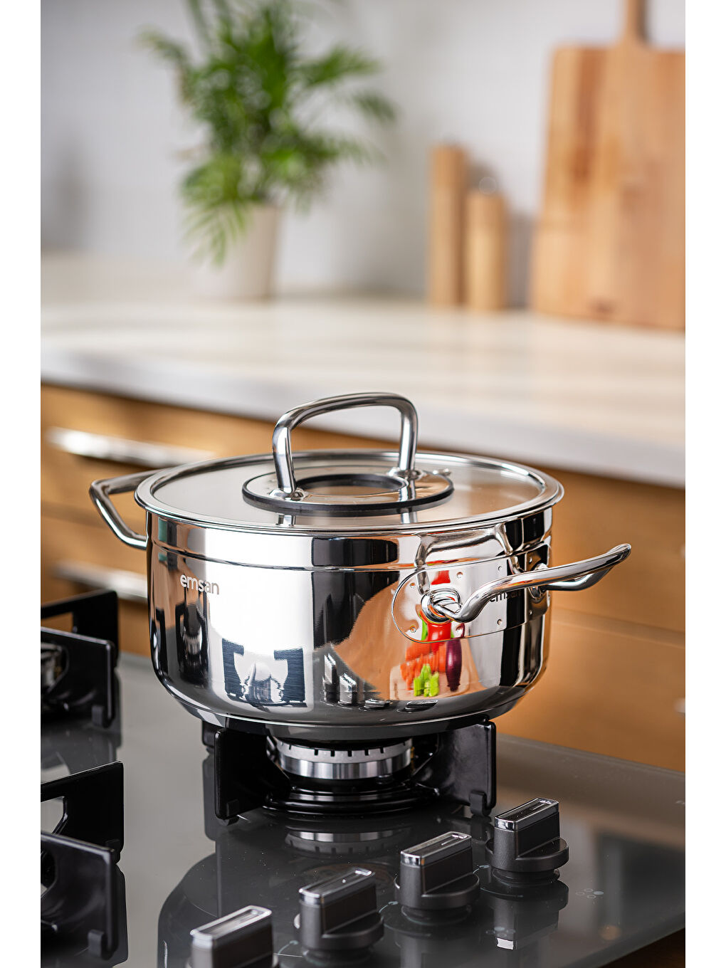 Gri Elite Derin Tencere 16 cm-1