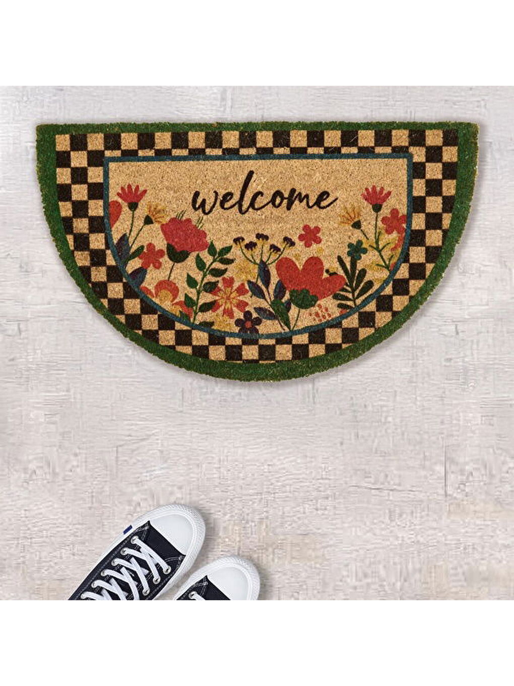 Karışık Lezione Koko Kapı Önü Paspası - Renkli - 45x75 cm