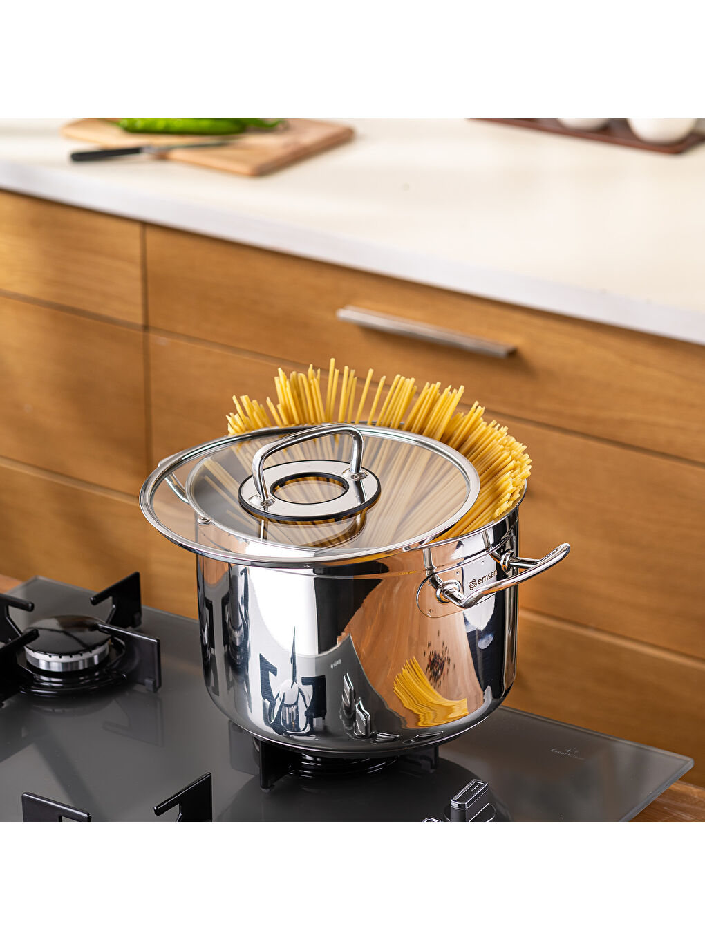 Gri Elite Derin Tencere XL 18 cm-8