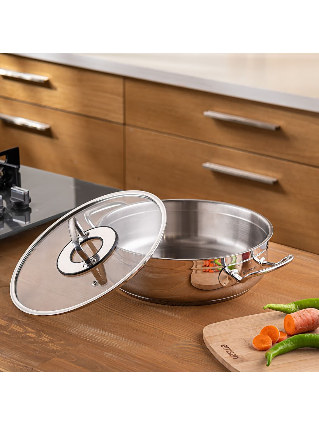 Gri Elite Pilav/Karnıyarık Tencere 24 cm-8