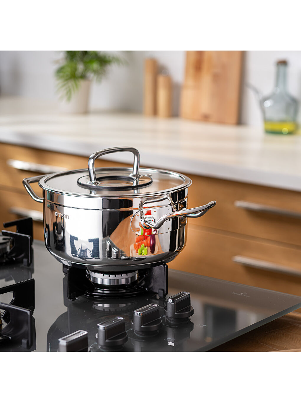 Gri Elite Derin Tencere 30 cm-8