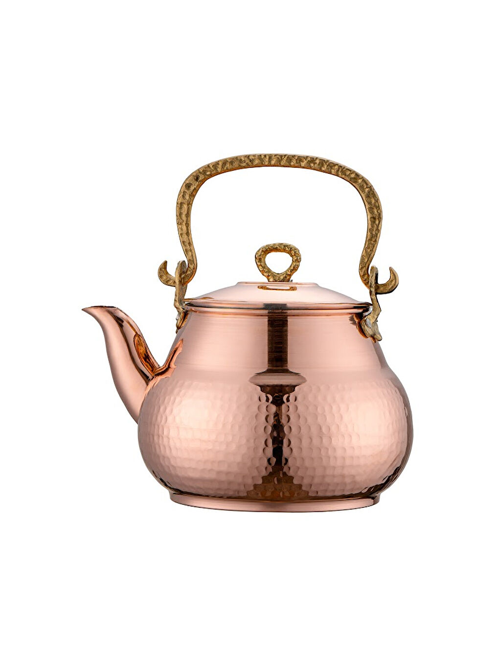 Turuncu Göbeklitepe Bakır Demlik-6