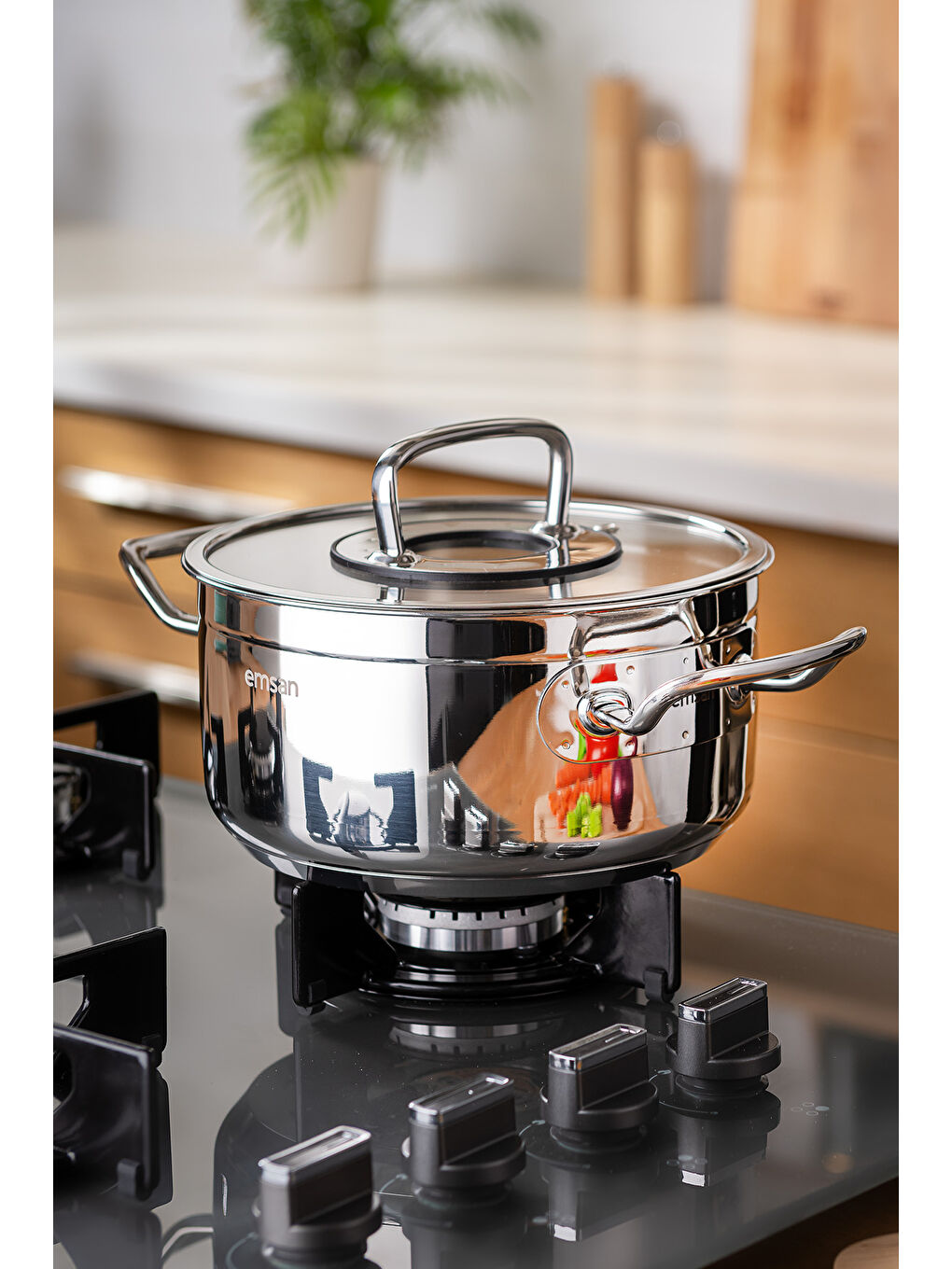 Gri Elite Derin Tencere 30 cm-9