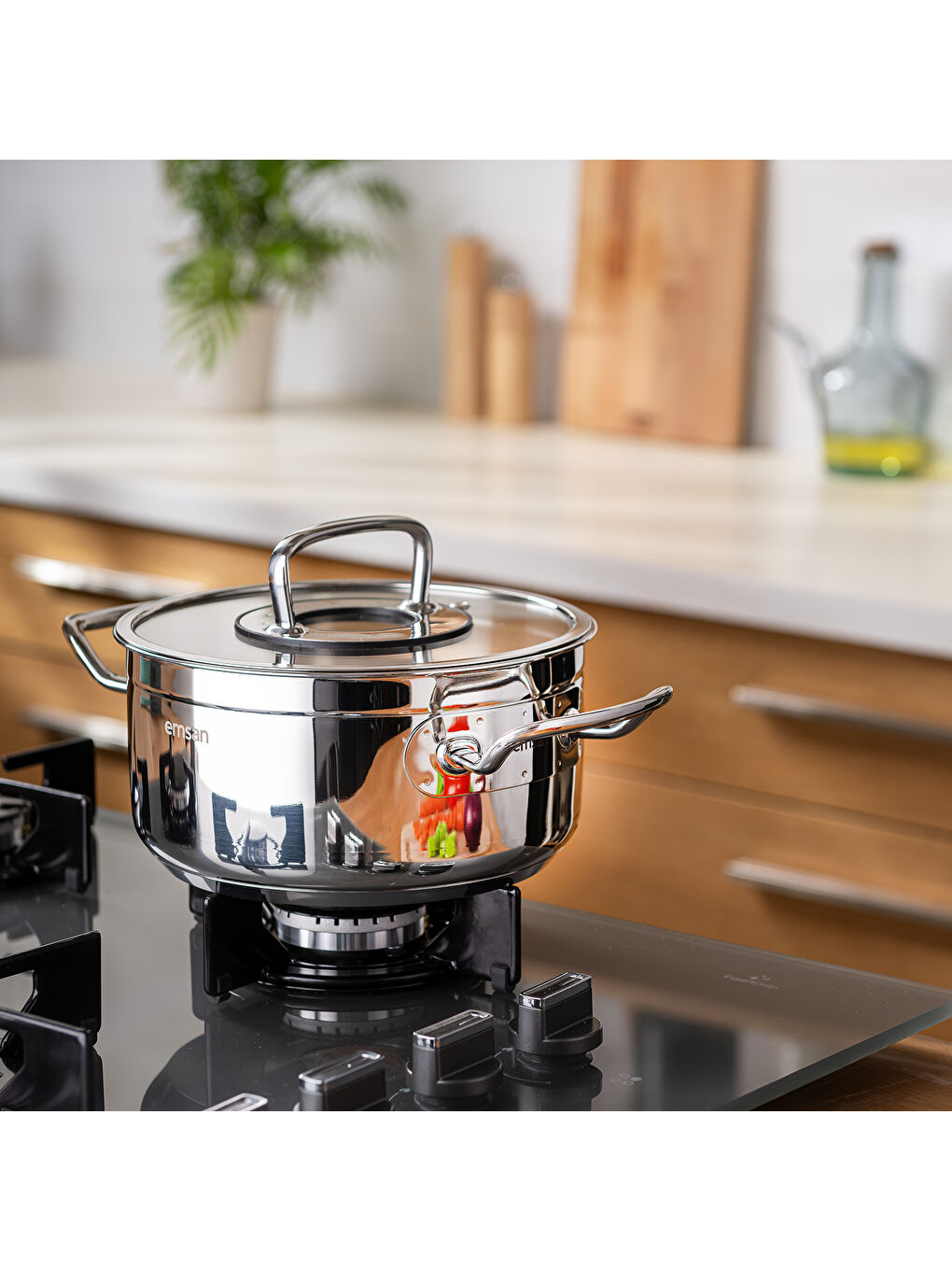 Gri Elite Derin Tencere 20 cm-8