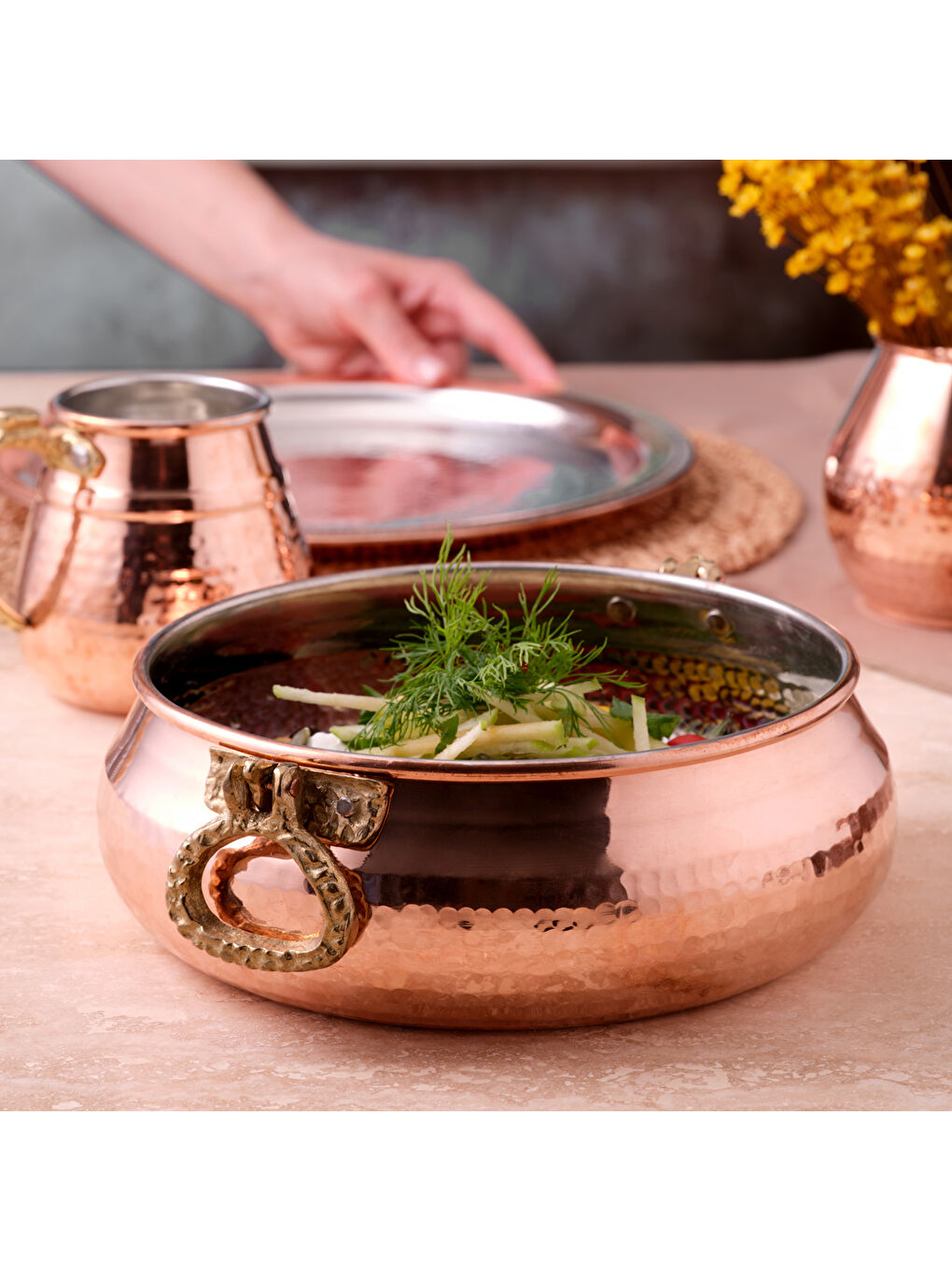 Turuncu Göbeklitepe Derin Salata Kasesi 20 cm-9