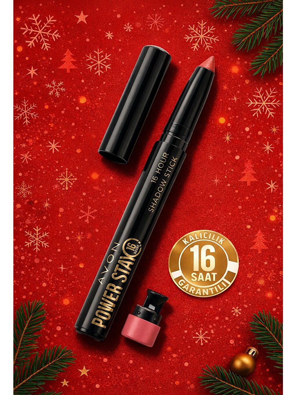 Power Stay Shadow Stick Kalem Far Blushing Pink