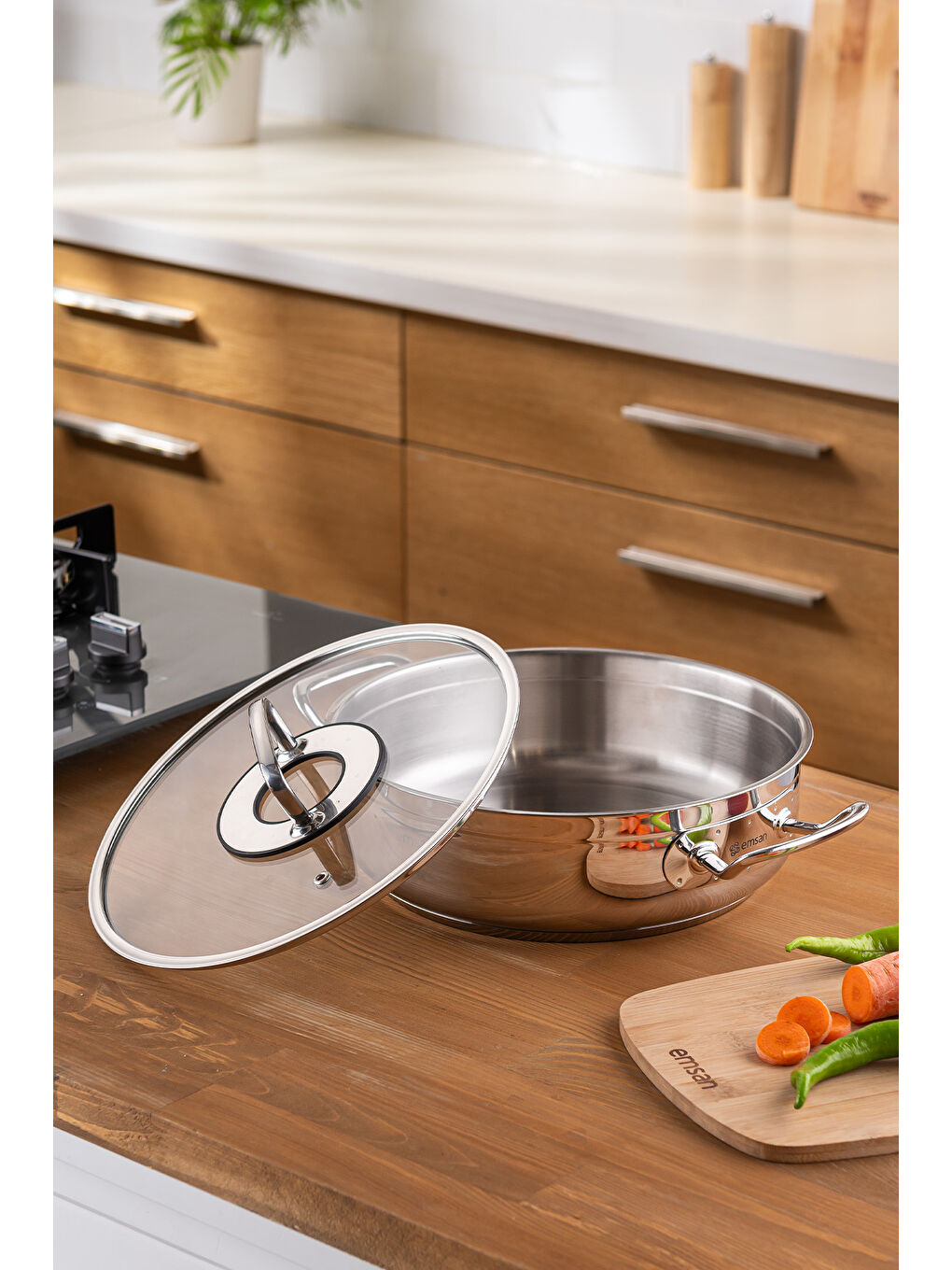 Gri Elite Pilav/Karnıyarık Tencere 30 cm-1