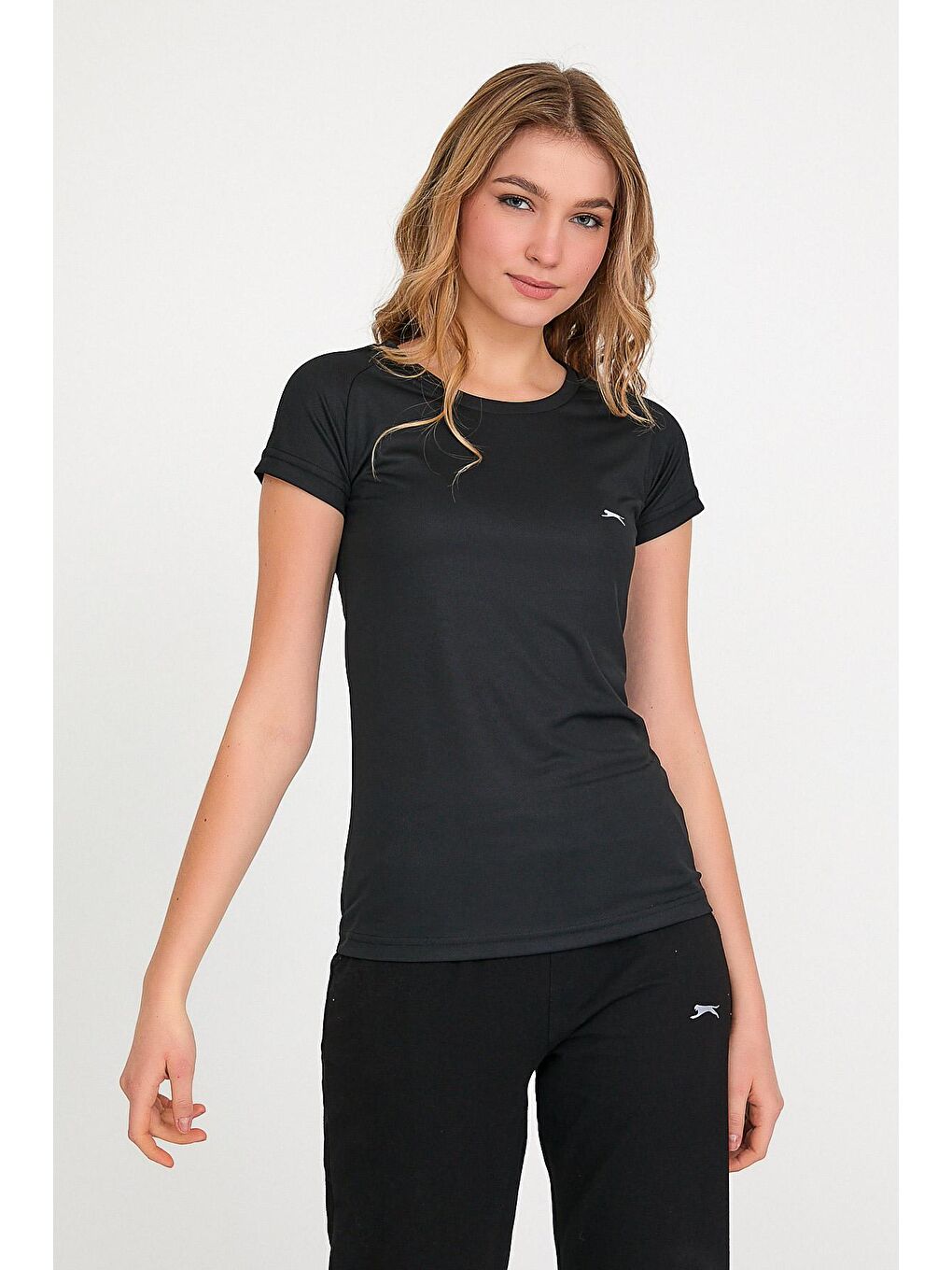 SLAZENGER Siyah RELAX Kadın T-Shirt Siyah - 4