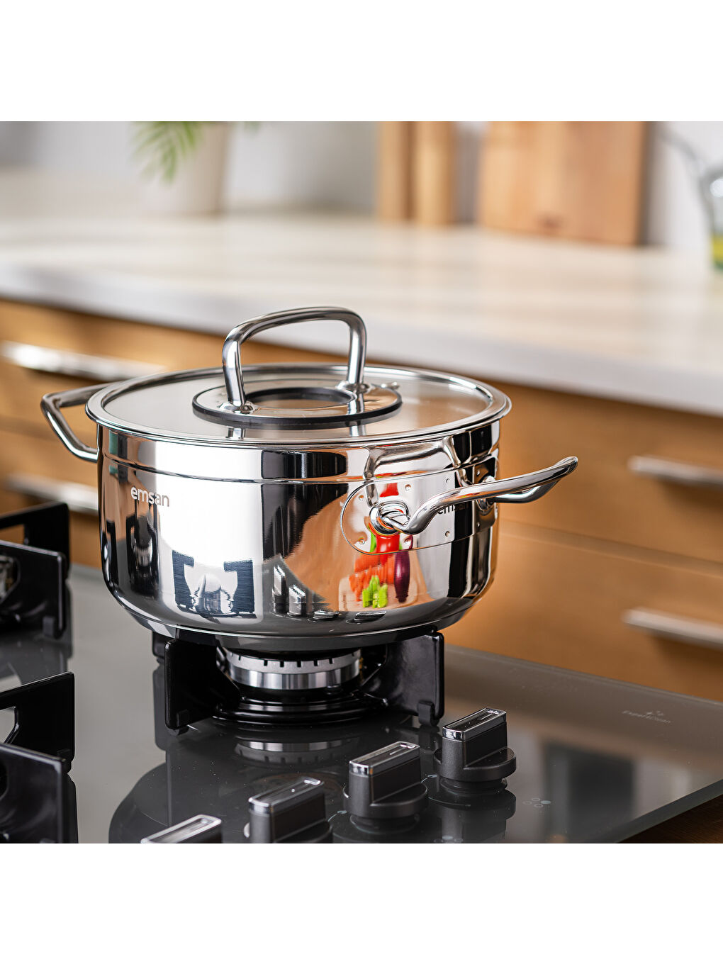 Gri Elite Derin Tencere 26 cm-6