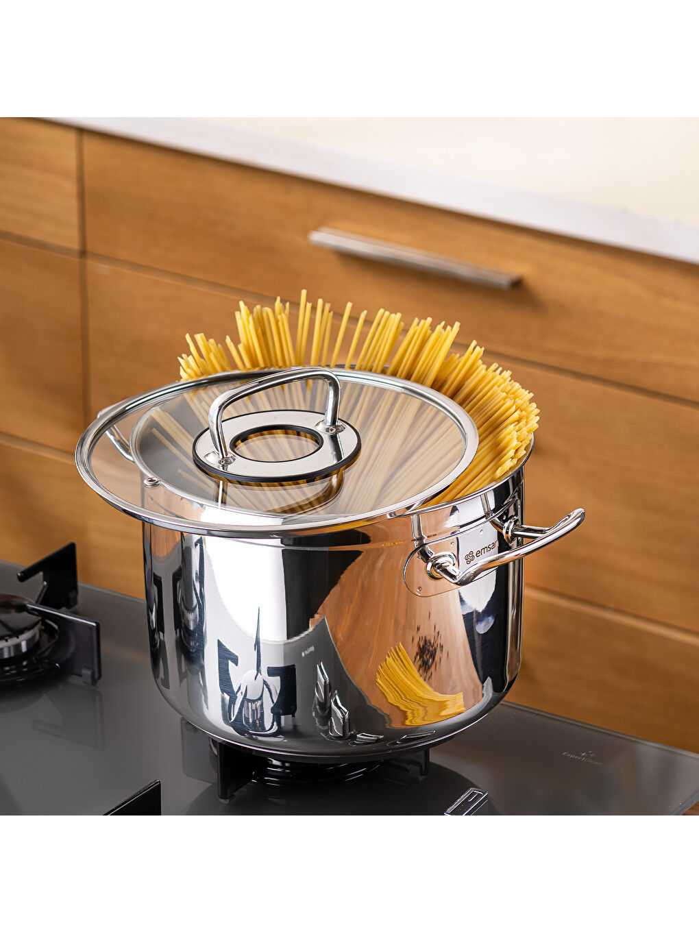 Gri Elite Derin Tencere XL 22 cm-8