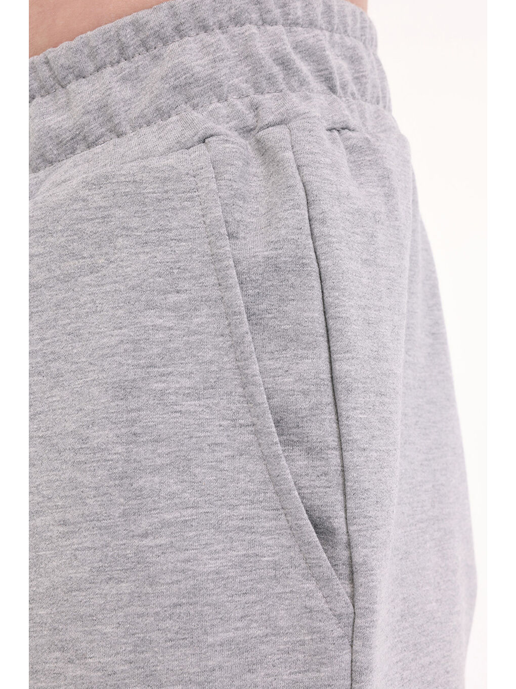 Gri MB JG 22SN226 5FX GRI MELANJ Erkek Eşofman Altı-3