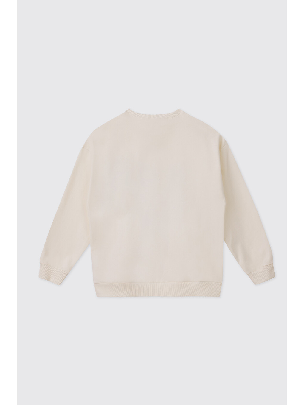 Ekru Kız Çocuk Sweatshirt-1