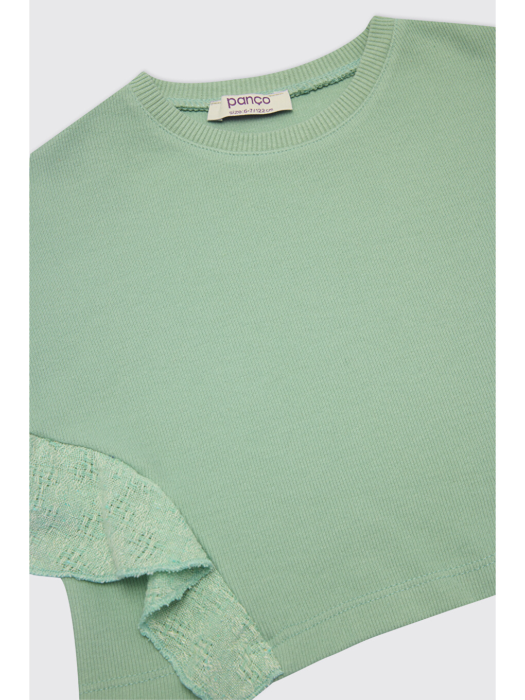 Yeşil Kız Çocuk Mint Sweatshirt-2