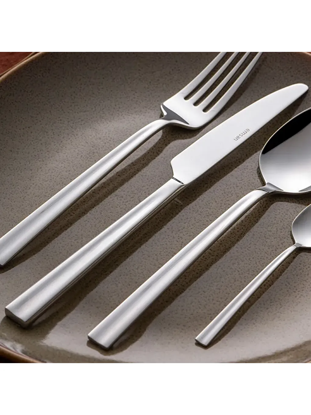 Gri Çınar 72 Parça 12 Kişilik Kutulu Çatal Kaşık Bıçak Takımı-8